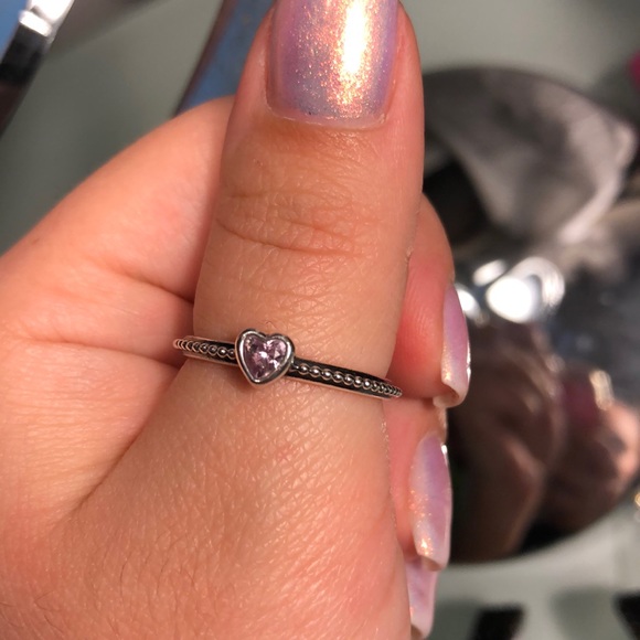 Pandora One Love Ring Pink Clearance 
